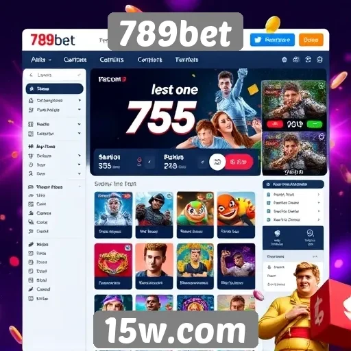 Interface e usabilidade do site 789bet