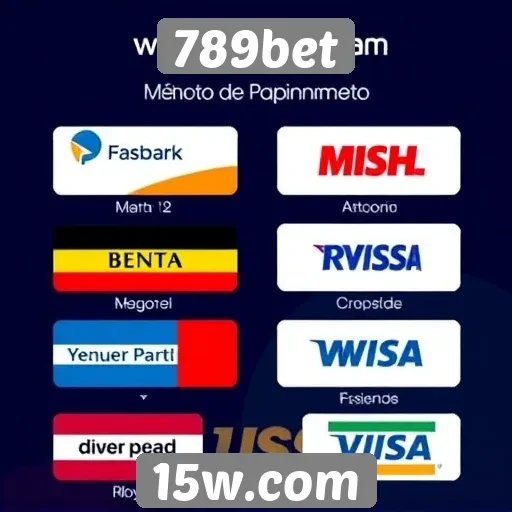 Métodos de pagamento disponíveis no 789bet